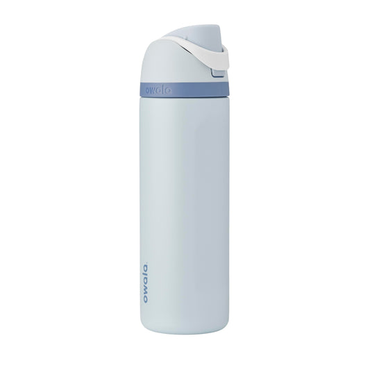 Owala Disney Princess FreeSip Insulated Stainless Steel Water Bottle with Straw for Sports and Travel, BPA-Free Sports Water Bottle, 24 oz, Cinderella